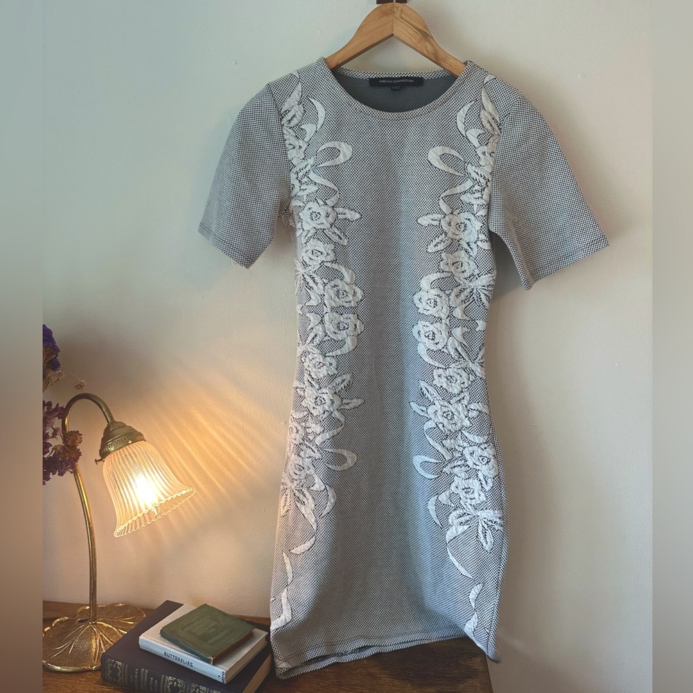 French Connection warm knit bodycon dress